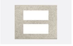 Solid Marble Finish Cover Plate with Frame 12M