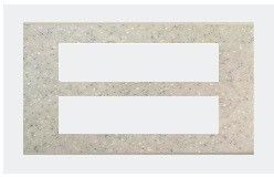 Solid Marble Finish Cover Plate with Frame 16M