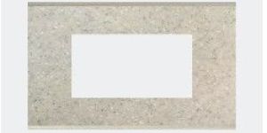 Solid Marble Finish Cover Plate with Frame 4M