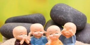 Buddha Figurine Set of 4