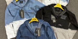 Denim Shirts in Half Shaded