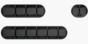 Silicone Cable Management Wire Organiser Set (Pack of 6)