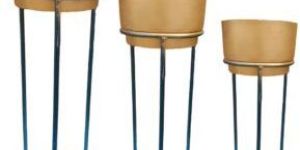 Round Copper Hammer Metal Stand