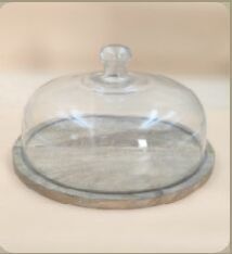 Wooden Glass Cake Cover 1