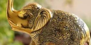 Elephant Brass Figurines