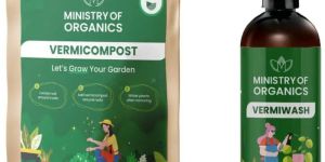 Organics Vermicompost Vermiwash Combo