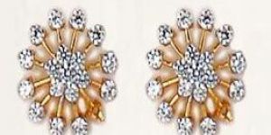 Gold Diamond Earrings