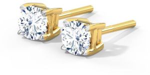 Capri Prime Solitaire Stud Earrings