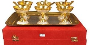 Brass Ice Cream Cups