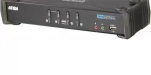 ATEN 4 PORT USB DVI/ Audio KVMP SWITCH