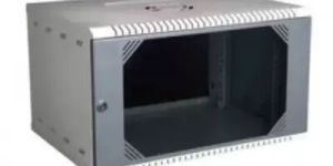 Single Section Wall Mount Rack with Glass Door