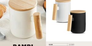 Urban Gear Ceramic Mug with Bamboo Lid