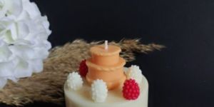 Decorative Pillar Candle Cake