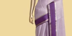 Chiffon Emboss-Brocade Saree