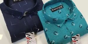 Classy Cotton Printed Mens Casual Shirts Combo