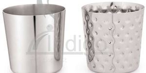 SS PLAIN/HAMMERED FRENCH FRY CUP