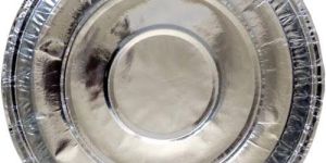 Plain Disposable Silver Paper Plate