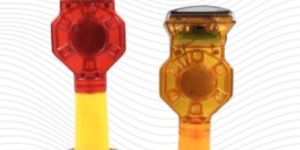 Flashing Solar Warning Light