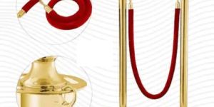 Velvet Rope Queue Manager Post 1.5mtr Rope