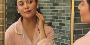 The Whip Stitch Pyjama Set - Dusty Pink (Stretchable)