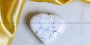 Howlite Heart