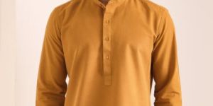 Goldenrod Modern Kurta