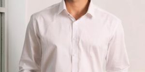 White Cotton Party Shirt