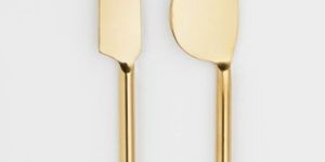 Gold Plated Cutlery Serving Set