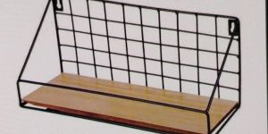 Iron Rectangle Wall Shelf