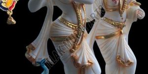 Marble Radha Krishna Statue