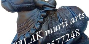 Polished Marble Nandi Statue