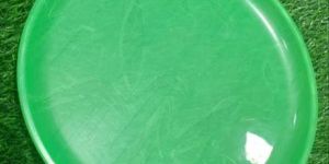 Green Round Fiber Plate