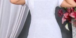 Plain Ladies T-Shirt And Lower Night Dress