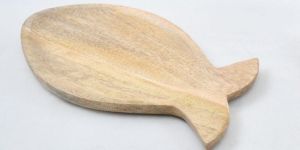 Fish Shaped Wooden Chopping Board