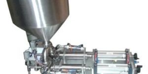 Stainless Steel Two Head Semi Automatic Piston Filling Machine