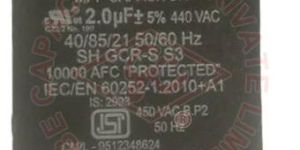 2 MFD 450 VAC MPP Capacitor