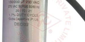 Seatron 150/200 MFD 230 VAC AC Motor Start Capacitor