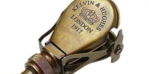 Kelvin & Hughes Antique Brass Pocket Telescope