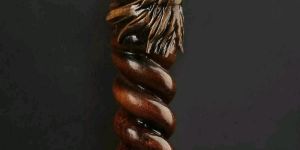Wooden Eagle Head Walking Stick