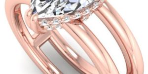 Rose Gold Diamond Solitaire Engagement Ring
