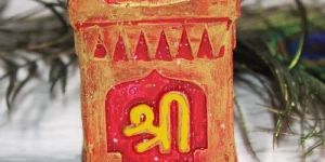 Red Clay Decorative Diya