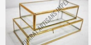 Decorative Glass Jewelry Box