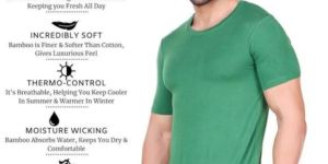 Mens Bamboo Round Neck T-Shirt