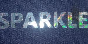 Glitter Reflective Heat Transfer Vinyl