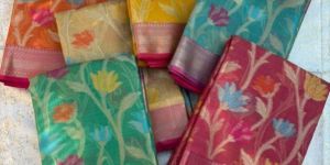 Banarasi Kota Check Saree