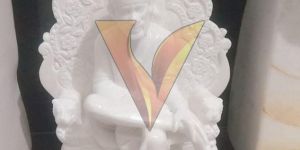 White Marble Sai Baba Statue