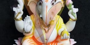 Multicolor Marble Ganesh Statue