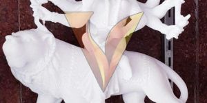 White Marble Durga Maa Statue