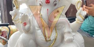White Marble Ganesh Statue