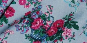 Floral Printed Rayon Fabric